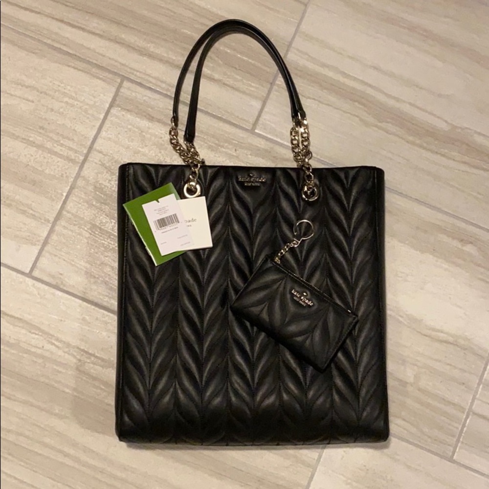 Kate Spade Briar Lane Quilted Slim Tote & Wallet